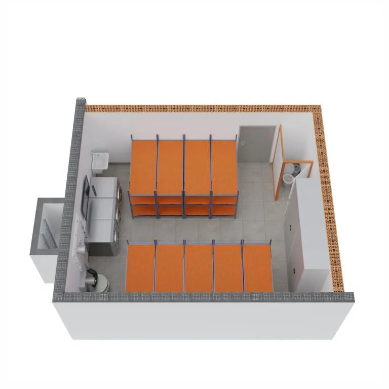 Grundriss Nord — Krisenfall