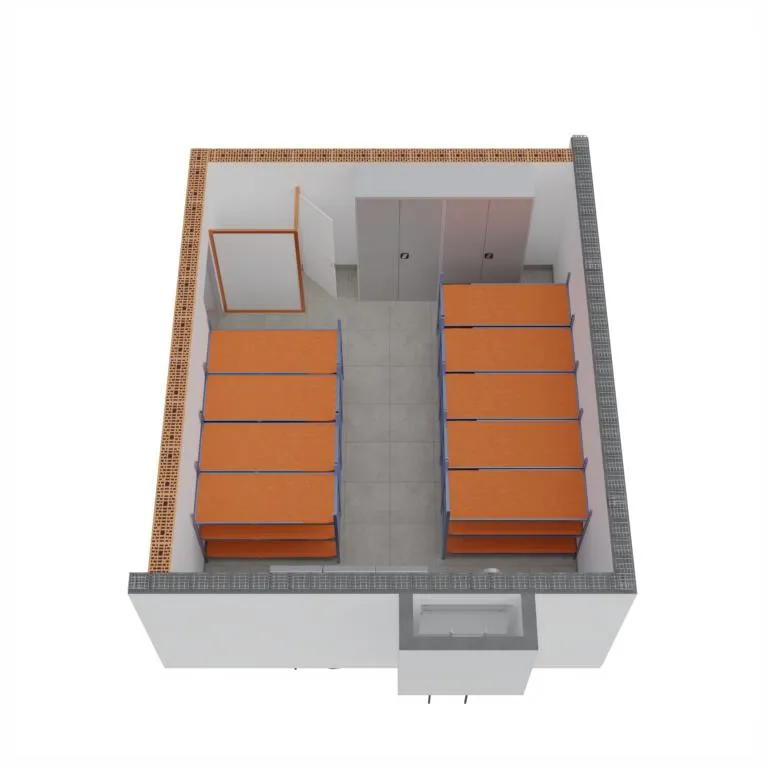 Grundriss Ost — Krisenfall