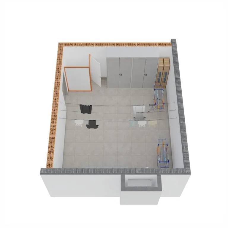 Grundriss Ost — Friedenszeit