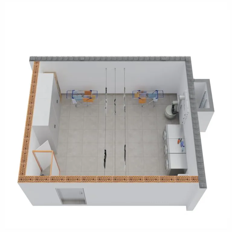 Grundriss Süd — Friedenszeit