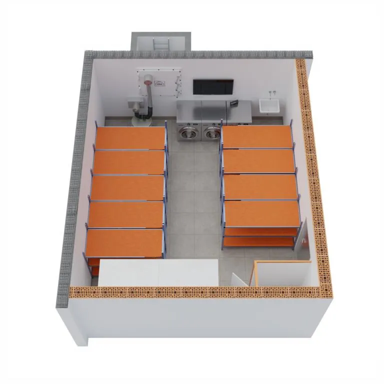 Grundriss West — Krisenfall