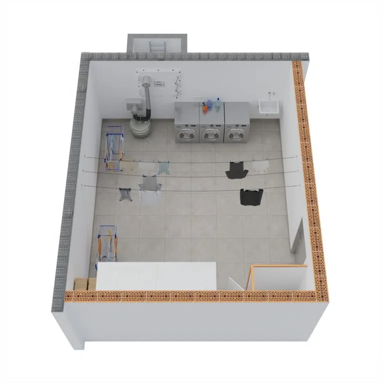 Grundriss West — Friedenszeit