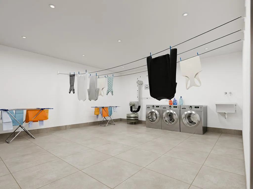 Friedenszeit: Waschraum